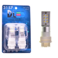 Светодиодная автолампа P27W/7W - 12 SMD 2323 3157  (2шт.)