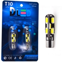 Светодиодная автолампа T10 W5W - SMD 5630 12  (2шт.)