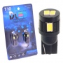 Светодиодная автолампа T10 W5W - Black 6 SMD 5630   (2шт.)